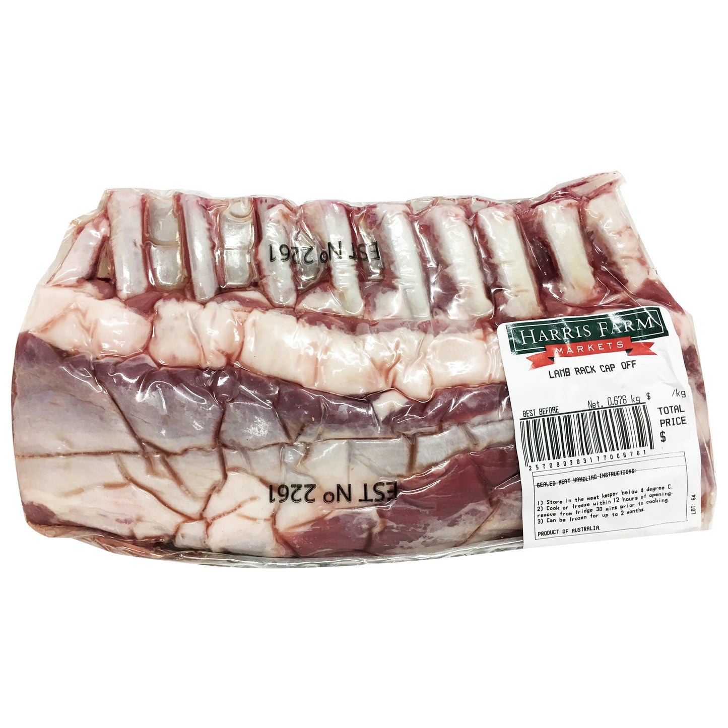 Lamb Rack Cap Off 450-650g