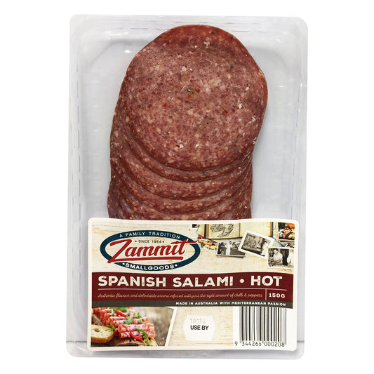 Deli - Salami Spanish - Hot (150g) Zammit