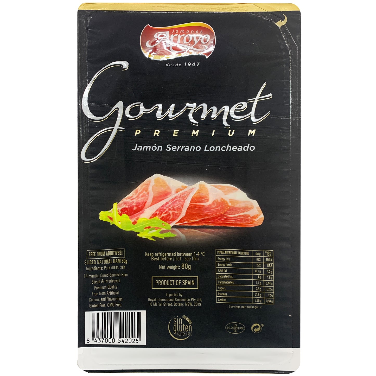 Jamones Arroyo Jamon Serrano | Harris Farm Online