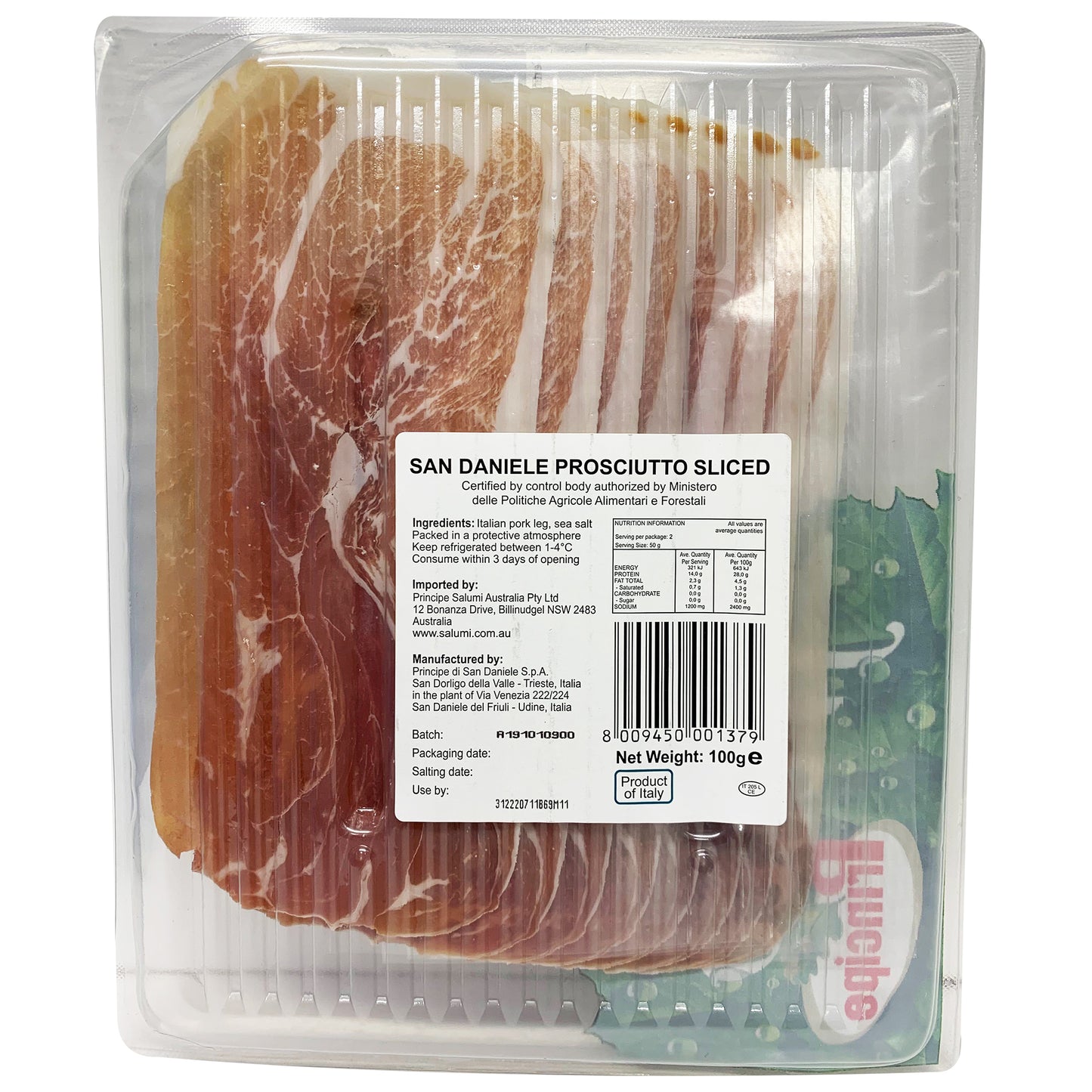 Deli - Prosciutto San Daniele (100g) Fresco Prosciutto