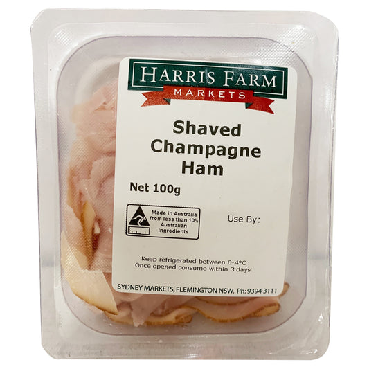 Ham - Shaved Champagne (100g) Harris Farm