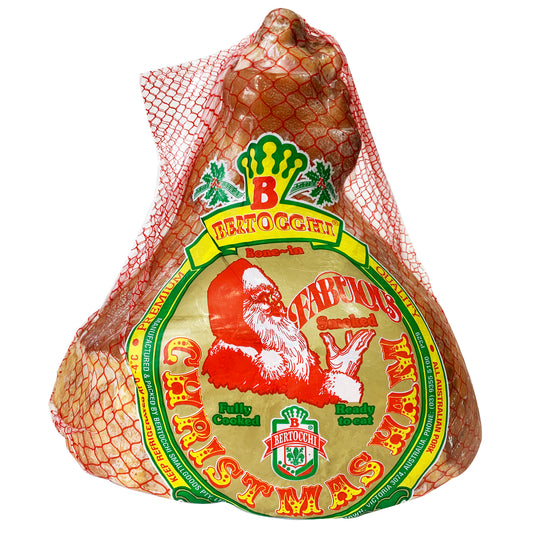 Ham - Leg Half Cut - smoked, on Bone (2Kg-4.5kg) Bertocchi