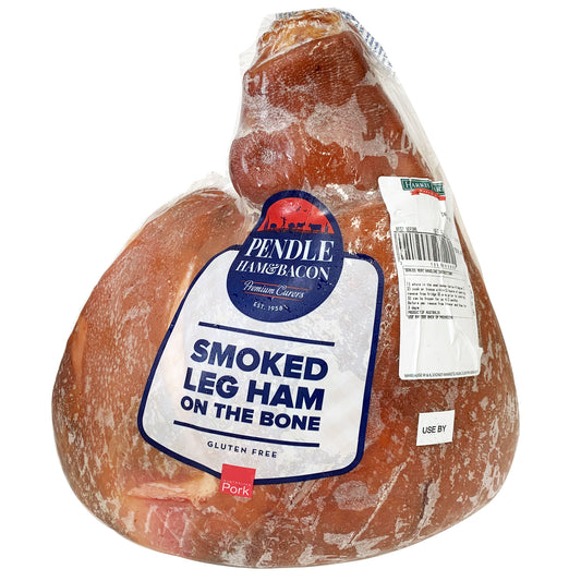 Ham - Half Smoked Leg Ham - on the Bone (4.6Kg-7kg) Pendle