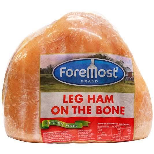 Leg Ham - On The Bone (4Kg-5.7kg) Foremost