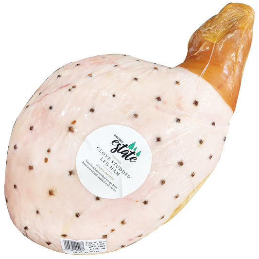 Black Forest Clove Studded Double Smoked Leg Ham 4kg-8kg