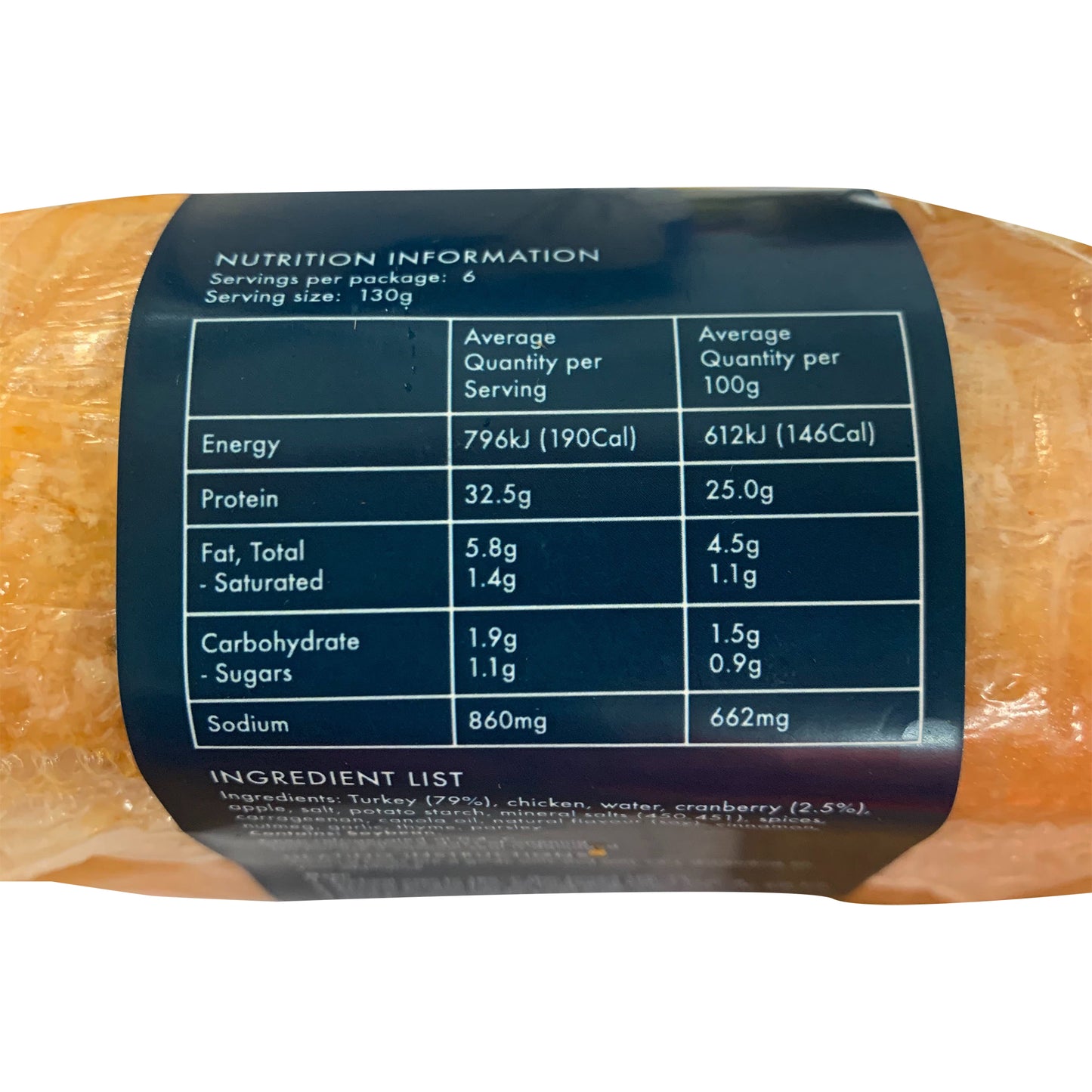 Christopher Stanley - Cooked Turkey Cranberry Roast (800g)