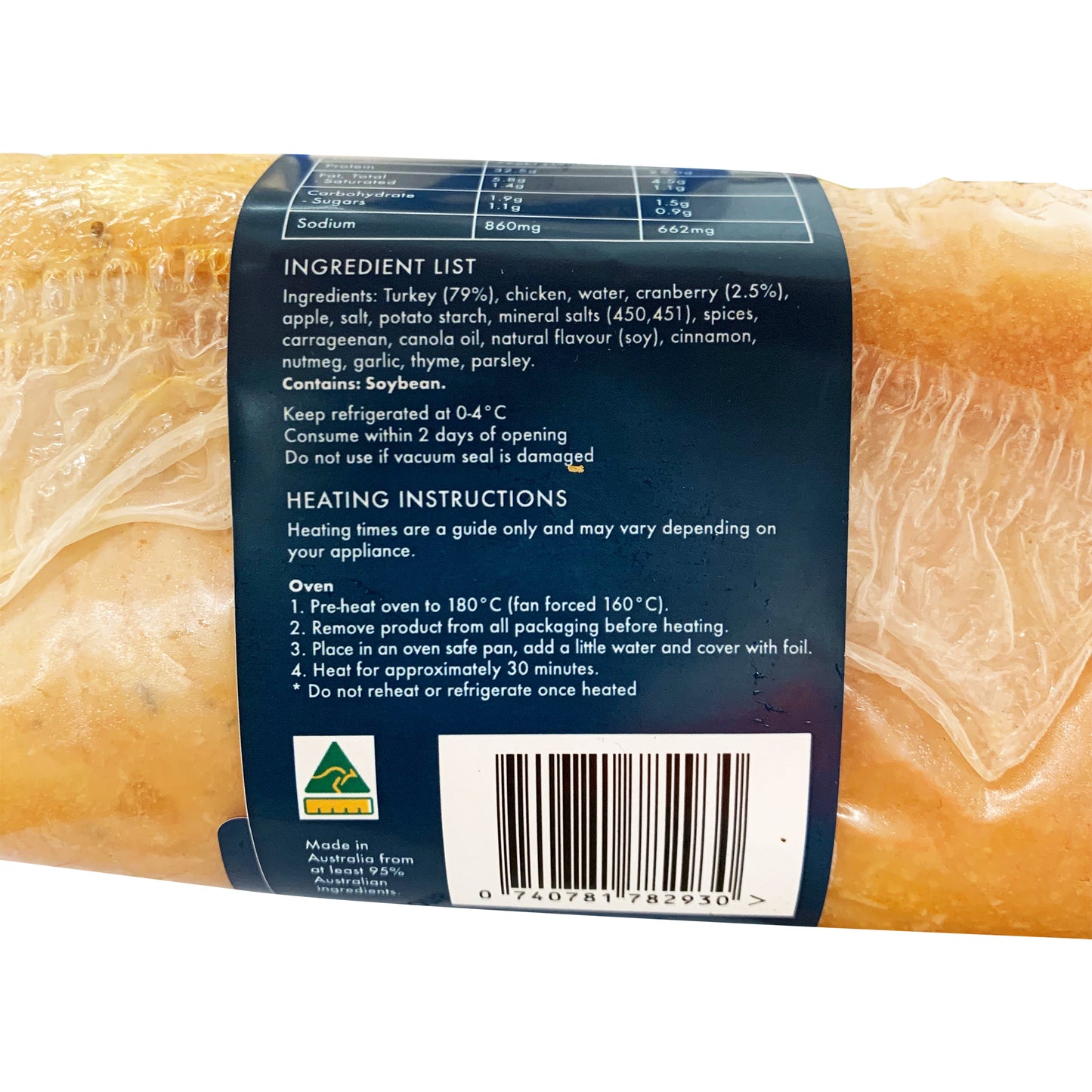 Christopher Stanley - Cooked Turkey Cranberry Roast (800g)
