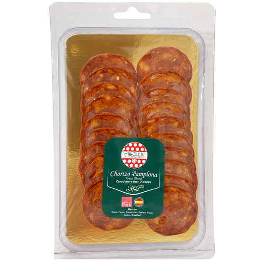 ManoLete - Chorizo Pamplona Sliced - Mild | Harris Farm Online