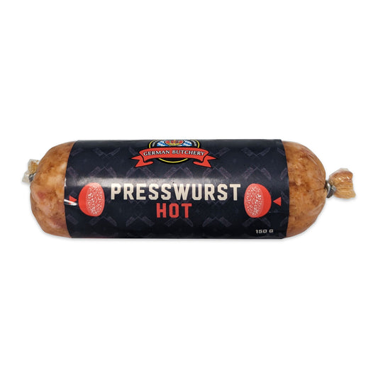 German Butchery Presswurst Hot Mini 150g | Harris Farm Online