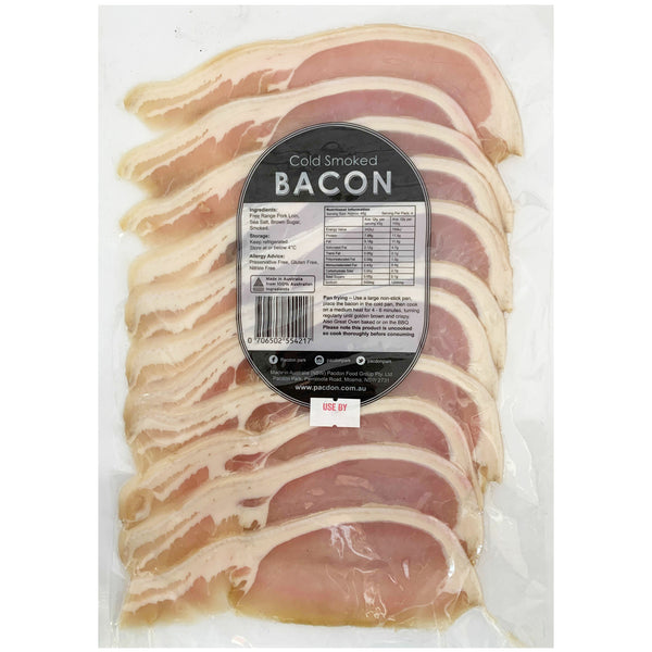 Pacdon Park Cold Smoked Bacon 180g