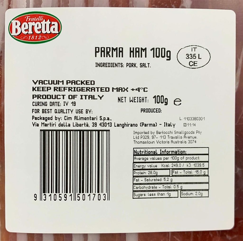 Baretta Parma Prosciutto | Harris Farm Online