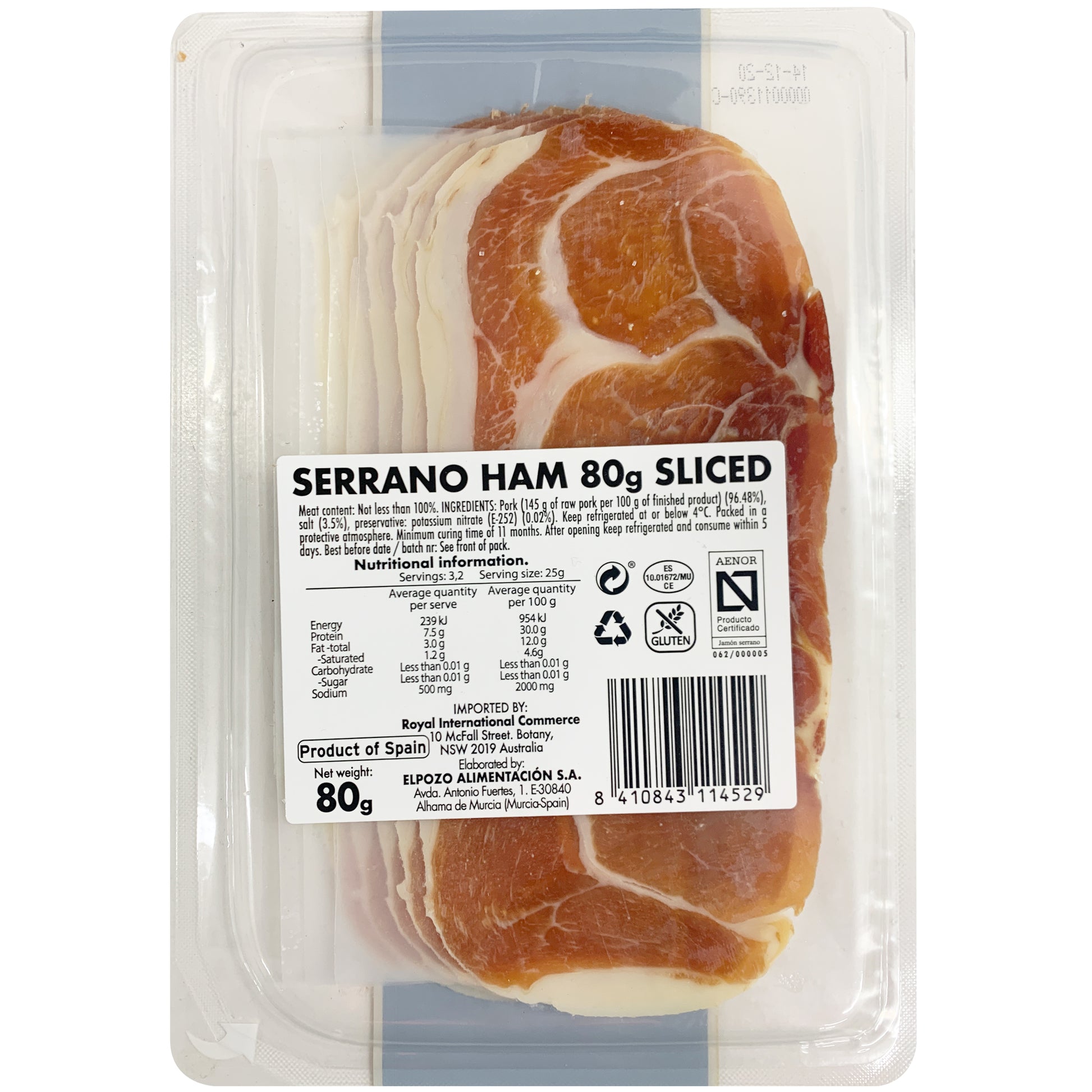 El Pozo Jamon Serrano | Harris Farm Online