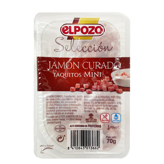 El Pozo Jamon Serrano Ham Mini Cubes | Harris Farm Online