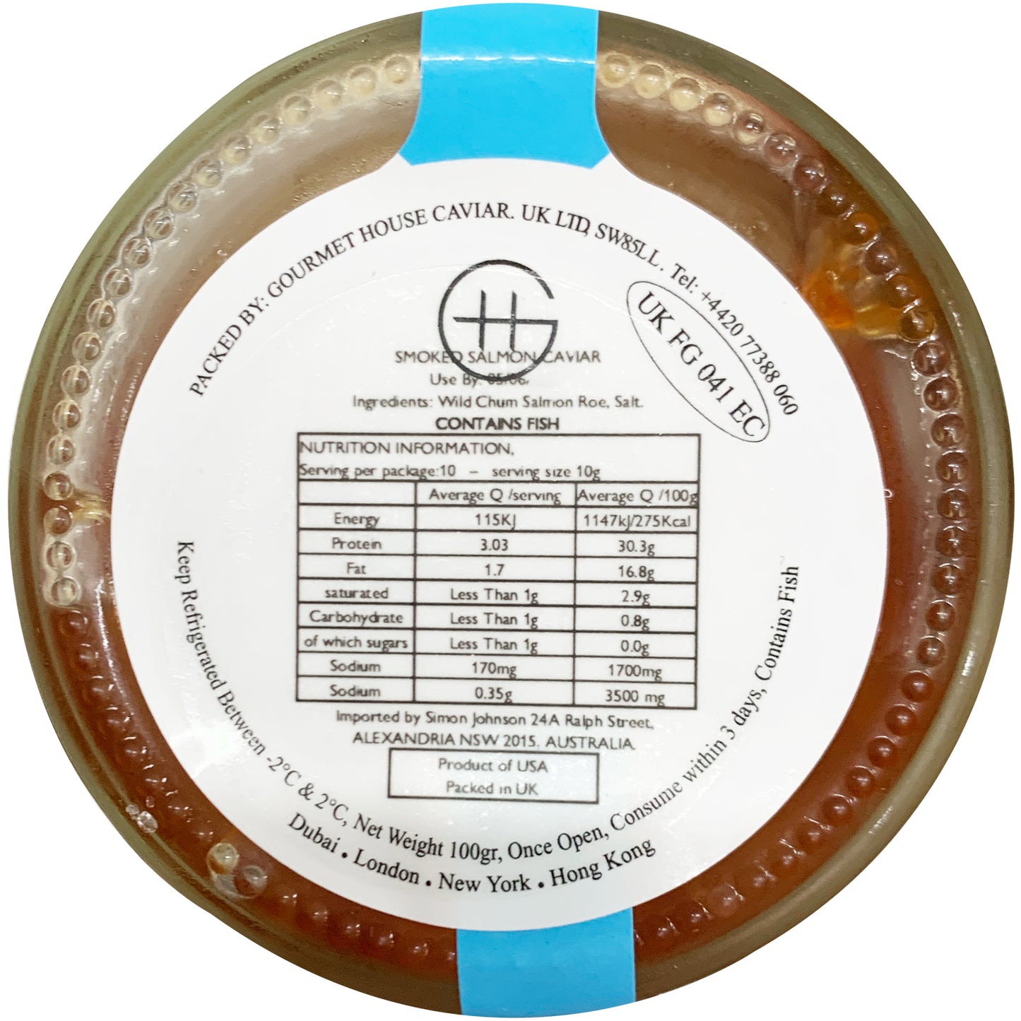 Gourmet House Smoked Salmon Caviar | Harris Farm Online
