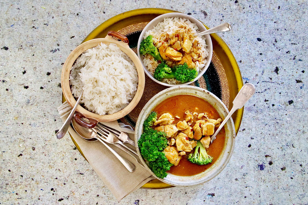 Chicken Madras - with Broccoli and Basmati Rice | Harris Farm Online