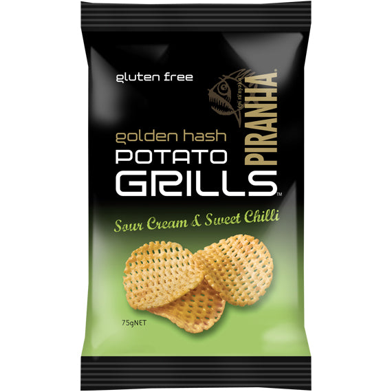 Piranha Golden Hash Potato Grills Sour Cream and Sweet Chilli | Harris Farm Online