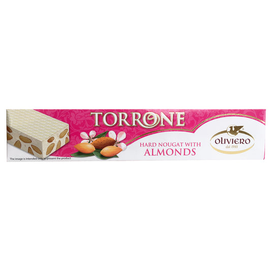 Oliviero - Torrone - Hard Nougat with Almonds (140g)