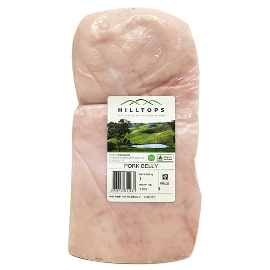 Pork - Belly (800g-1.1kg) Hilltop