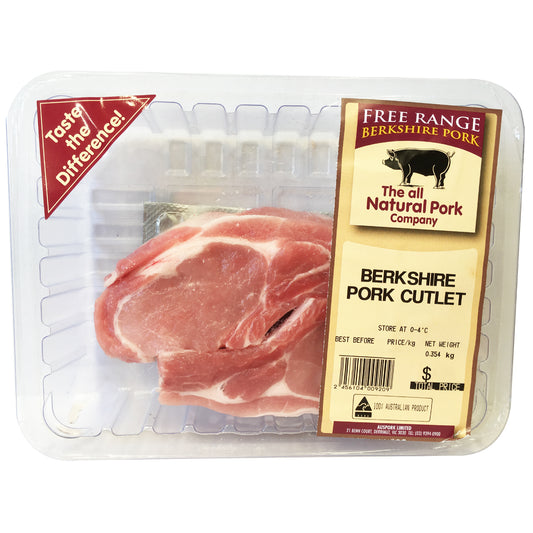 Berkshire Pork Cutlets 250-450g