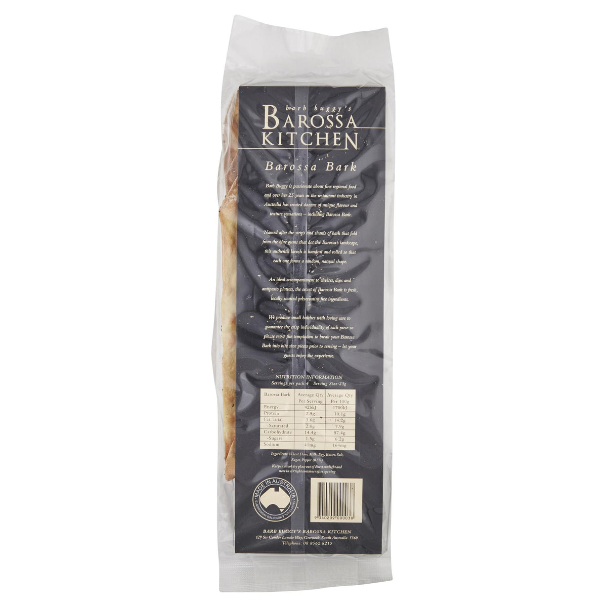 Barossa Kitchen Salt and Pepper Flatbread 100g – Harris Farm Markets