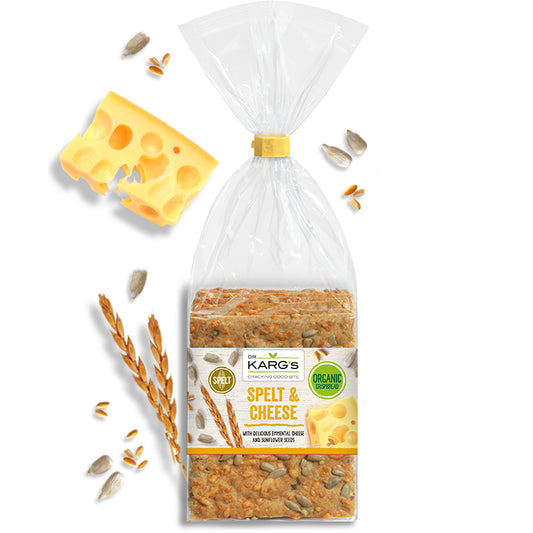 Dr Karg's - Spelt & Cheese - Organic Wholegrain Crispbreads | Harris Farm Online