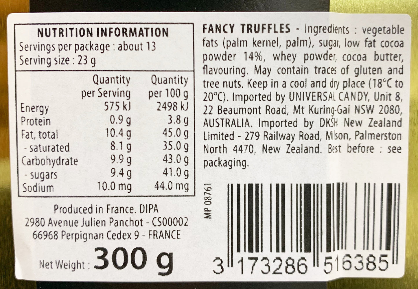 Cemoi - Chocolate Classic - Fancy Truffles (300g)