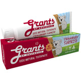 Grants Strawberry Surprise Kids Natural Toothpaste Fluoride Free | Harris Farm Online