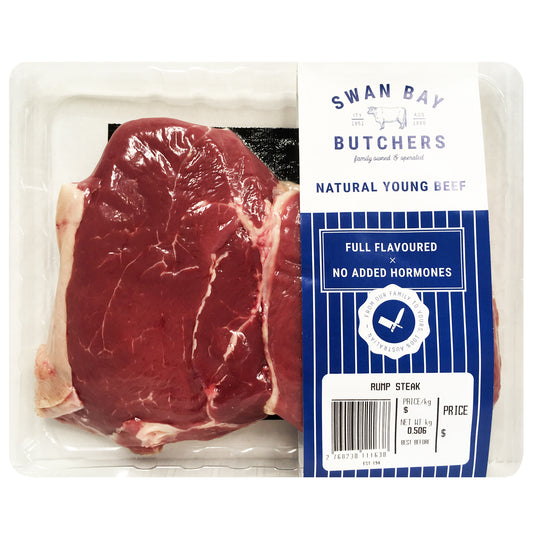 Swan Bay Butchers Beef Rump Steaks 300-500g
