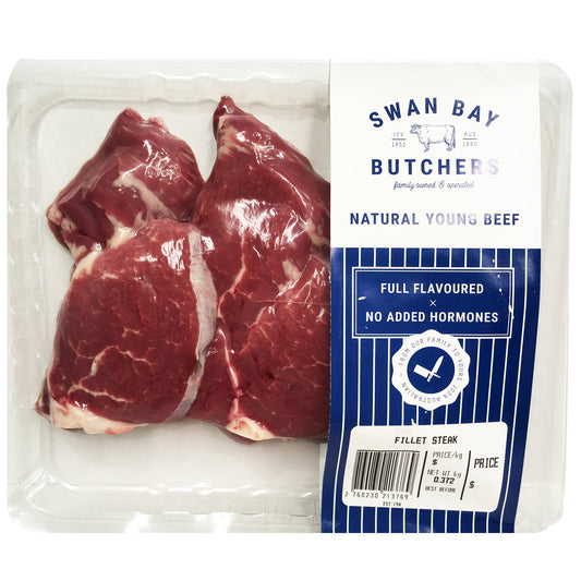 Swan Bay Butchers Beef Fillet Steak 200-400g