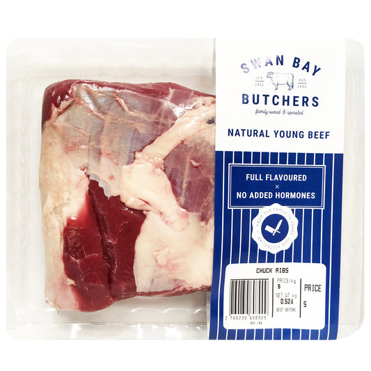 Swan Bay Butchers Beef Chuck Ribs 300-600g