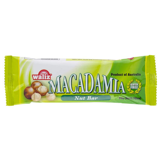 Waliz Macadamia Snack Bar 50g , Grocery-Confection - HFM, Harris Farm Markets
 - 1