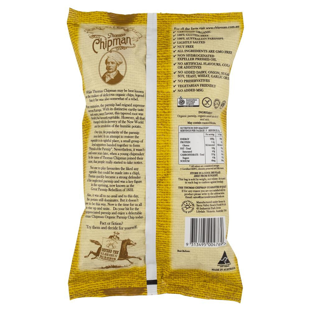 Thomas Vegetable Parsnip Chips 75g , Grocery-Confection - HFM, Harris Farm Markets
 - 2