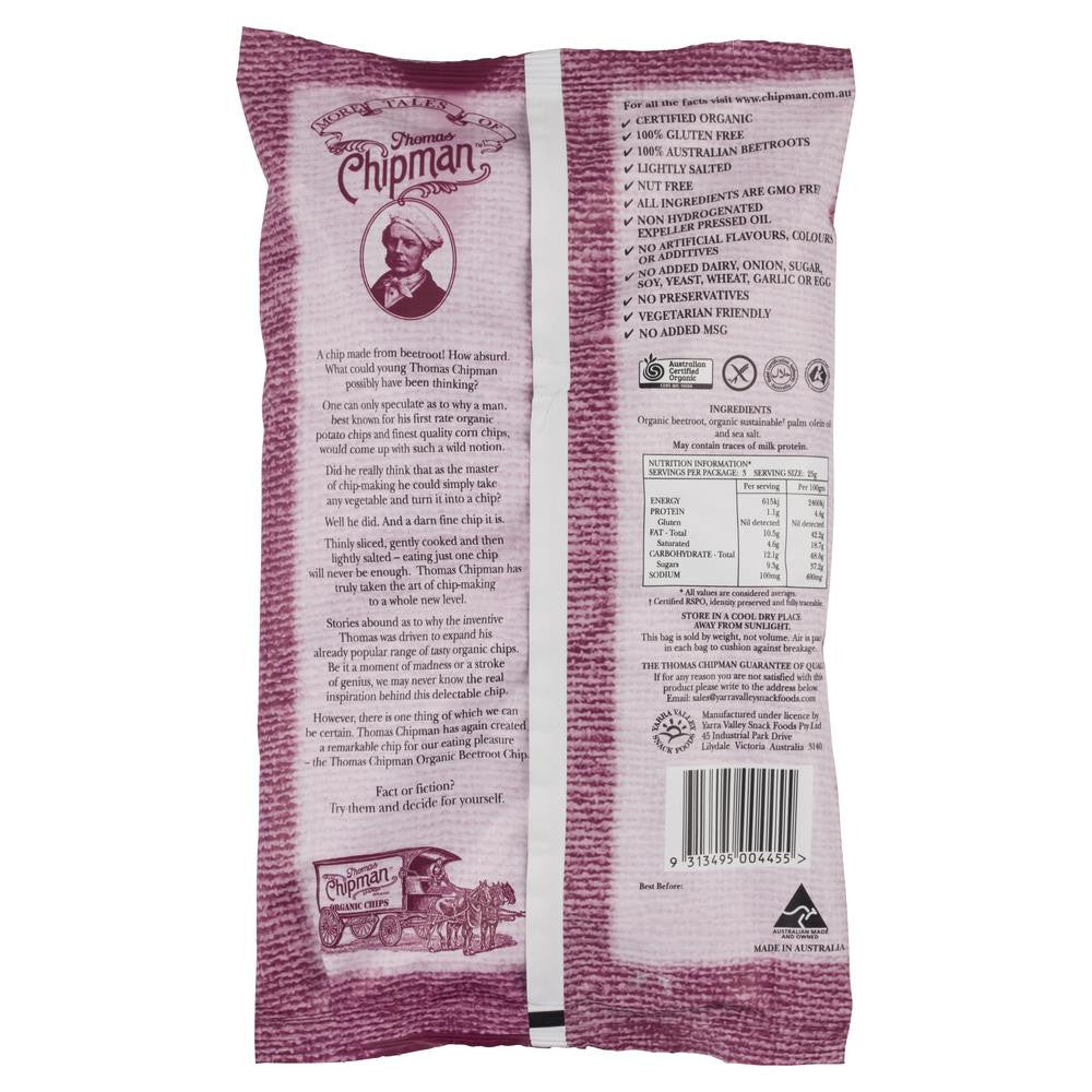 Thomas Vegetable Beetroot Chips 75g , Grocery-Confection - HFM, Harris Farm Markets
 - 2