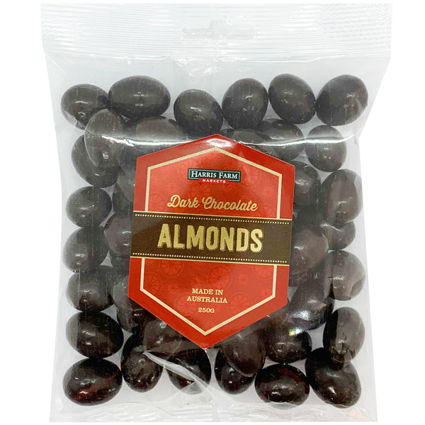 Harris Farm Dark Chocolate Almonds | Harris Farm Online