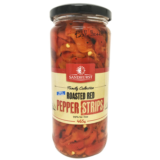Sandhurst - Roasted Red Pepper Strips (465g)