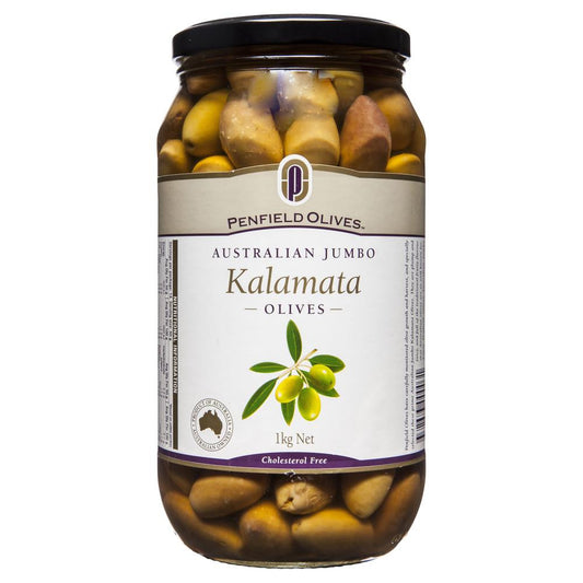 Penfield Olives Australian Jumbo Kalamata Olives 1kg , Grocery-Antipasti - HFM, Harris Farm Markets
 - 1