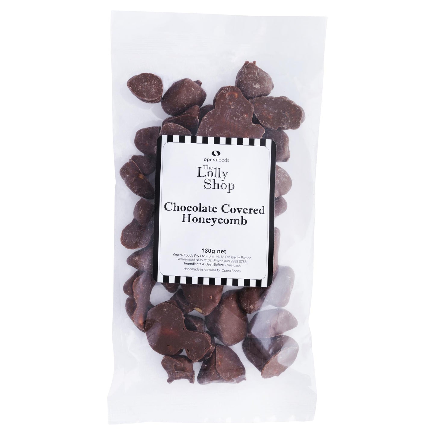 Lolly Shop Chocolate Honey Comb 130g , Grocery-Confection - HFM, Harris Farm Markets
 - 1