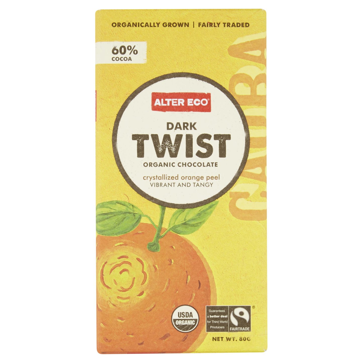 Alter Eco Dark Chocolate Twist 80g , Grocery-Confection - HFM, Harris Farm Markets
 - 1