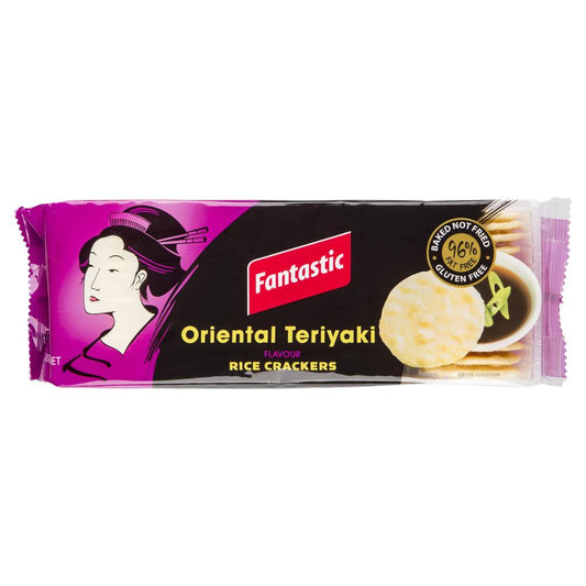 Fantastic Rice Crackers Oriental Teriyaki 100g , Grocery-Biscuits - HFM, Harris Farm Markets
 - 1