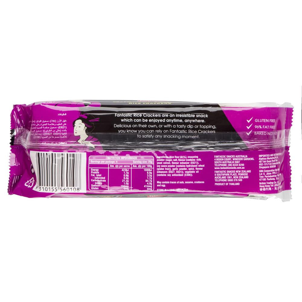 Fantastic Rice Crackers Oriental Teriyaki 100g , Grocery-Biscuits - HFM, Harris Farm Markets
 - 2