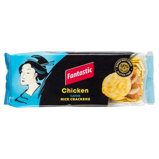 Fantastic Chicken Rice Crackers 100g , Grocery-Biscuits - HFM, Harris Farm Markets
 - 1