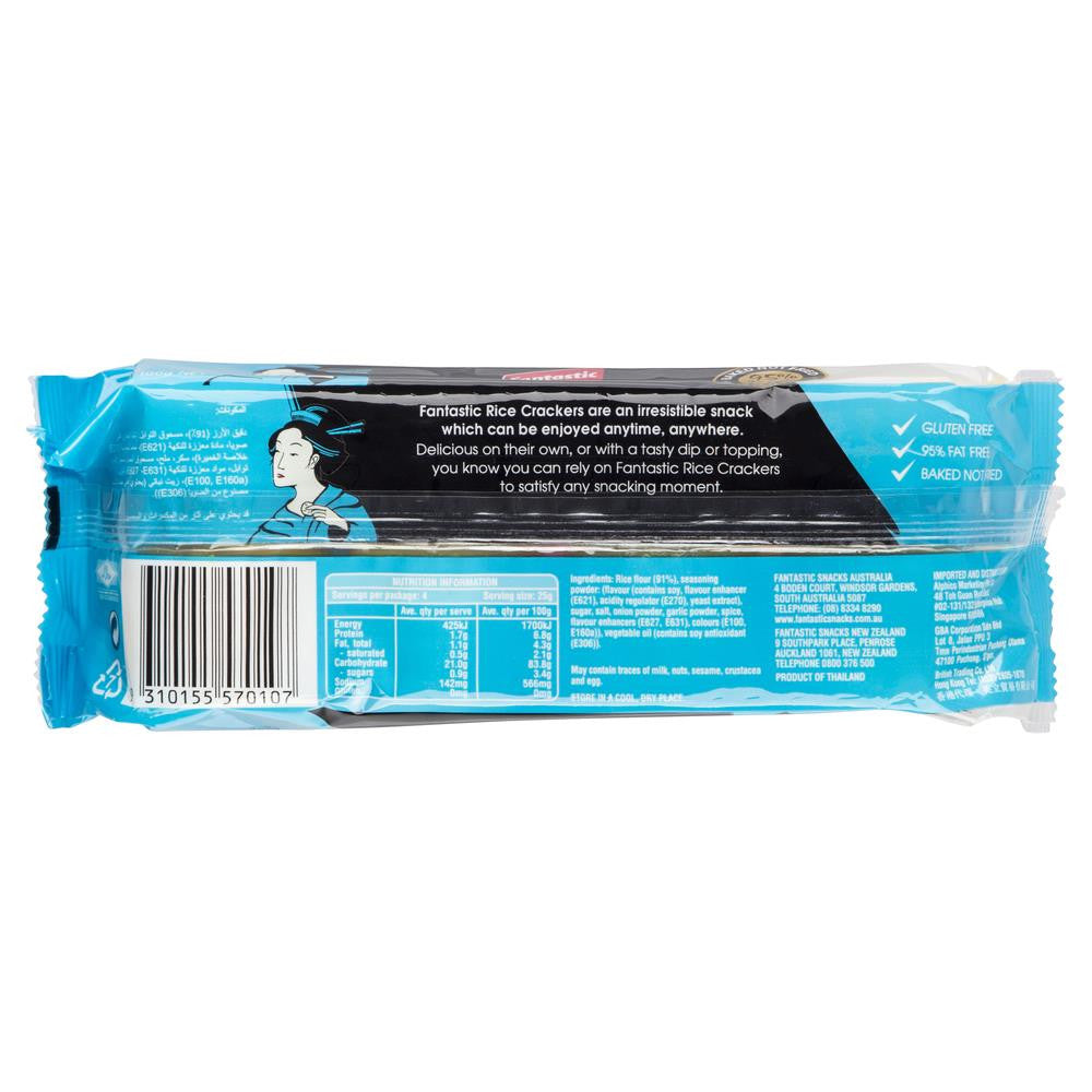 Fantastic Chicken Rice Crackers 100g , Grocery-Biscuits - HFM, Harris Farm Markets
 - 2