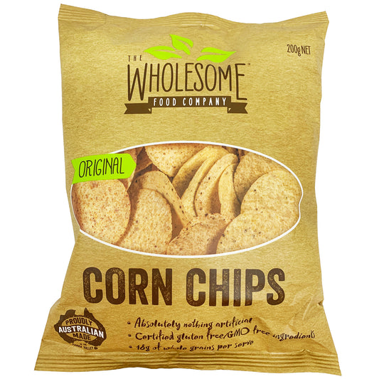 The Wholesome Food Company Corn Chips Original 200g