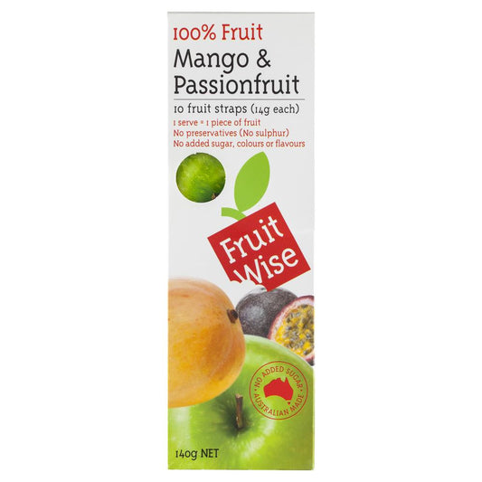 Fruit Wise Mango Passionfruit 140g , Grocery-Confection - HFM, Harris Farm Markets
 - 1