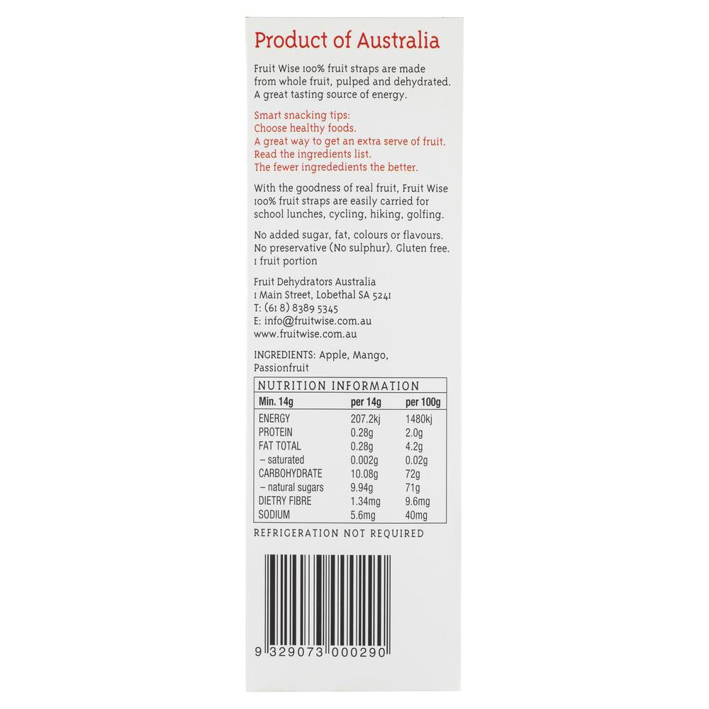 Fruit Wise Mango Passionfruit 140g , Grocery-Confection - HFM, Harris Farm Markets
 - 2