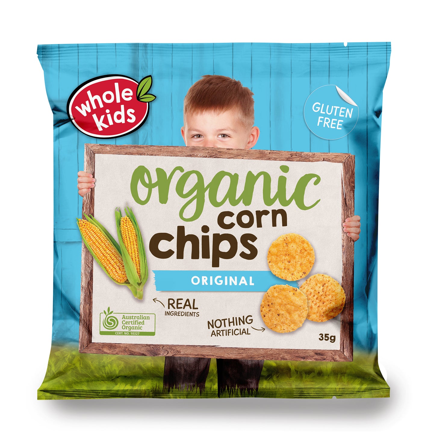 Whole Kids Organic Corn Chips 35g