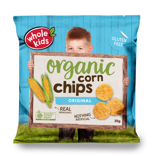 Whole Kids Organic Corn Chips 35g
