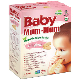 Baby Mum Mum - Organic Rice Rusks - Original | Harris Farm Online
