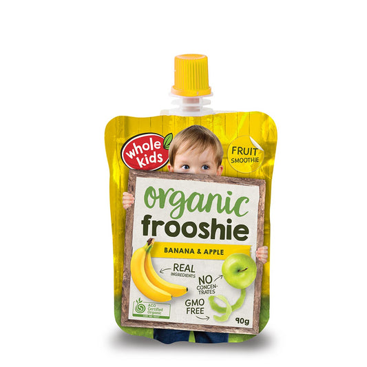 Whole Kids Organic Frooshie Banana and Apple 90g