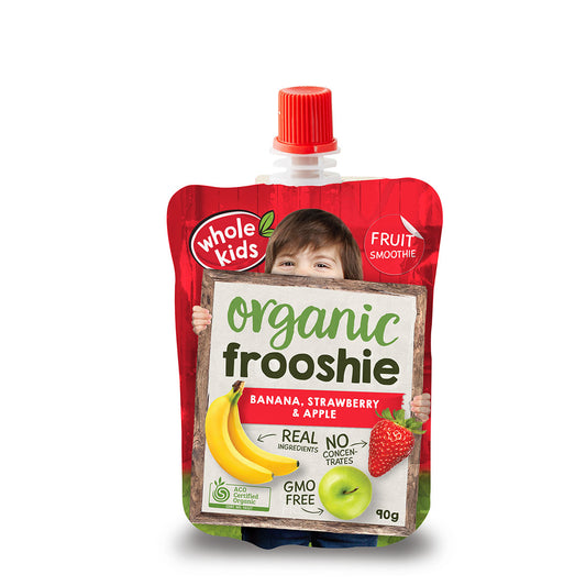 Whole Kids Organic Frooshie Banana, Strawberry and Apple 90g